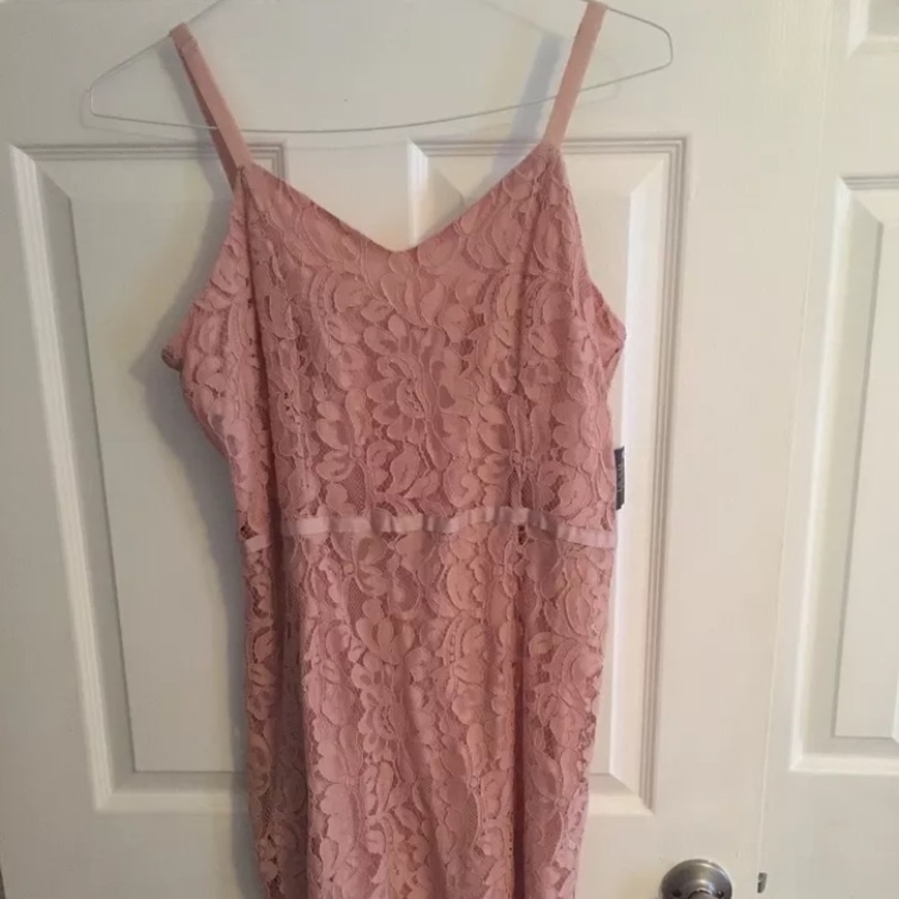 Pink Sheath Dress Size Large